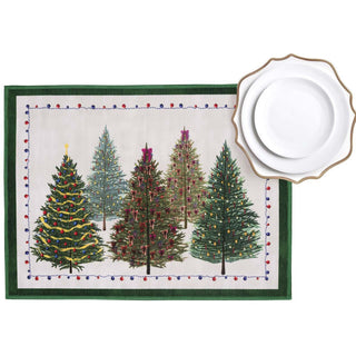 FAIRY TREES MY MAT - TESSITURA TOSCANA TELERIE - Contex Biancheria