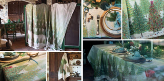 FAIRY TREES RUNNER - TESSITURA TOSCANA TELERIE - Contex Biancheria