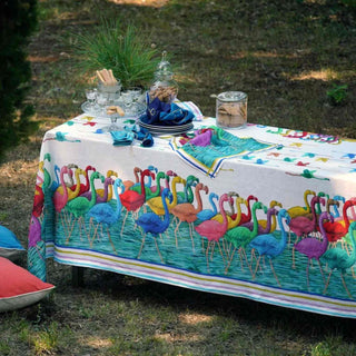 FLAMINGO RUNNER - TESSITURA TOSCANA TELERIE - Contex Biancheria