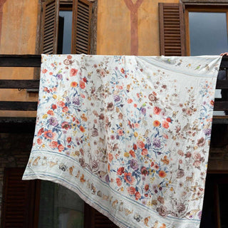 FLORETTE MEZZERO 270X280 - TESSITURA TOSCANA TELERIE - Contex Biancheria