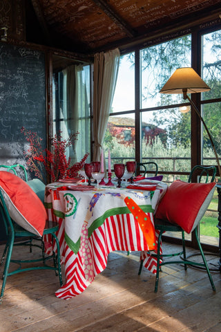 HAND ON XMAS TOVAGLIETTA - TESSITURA TOSCANA TELERIE - Contex Biancheria