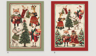 HAPPY CHRISTMAS CANOVACCIO - TAG HOUSE - Contex Biancheria