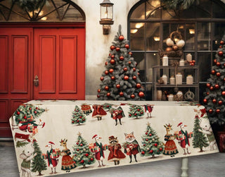 HAPPY CHRISTMAS RUNNER - TAG HOUSE - Contex Biancheria