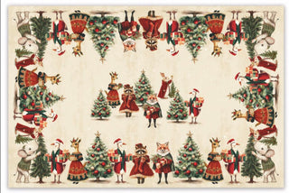 HAPPY CHRISTMAS TOVAGLIA - TAG HOUSE - Contex Biancheria