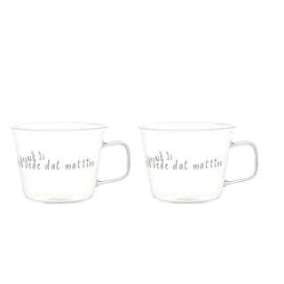 IL BUONGIORNO SI VEDE DAL MATTINO SET 2 TAZZE - SIMPLE DAY - Contex Biancheria