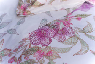 JASMINE FIORE LENZUOLA MATRIMONIALE - TESSITURA TOSCANA TELERIE - Contex Biancheria