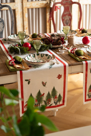 JOLLY ELF RUNNER - TESSITURA TOSCANA TELERIE - Contex Biancheria