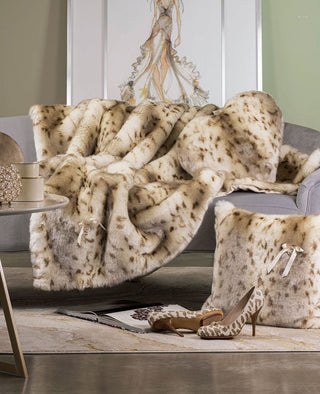 LINCE COPRILETTO MATRIMONIALE - BLUMARINE HOME - Contex Biancheria