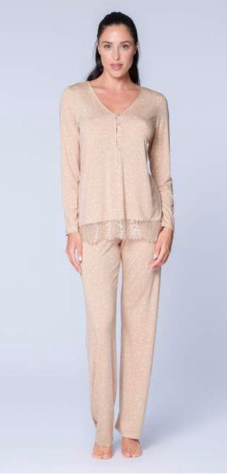 LUCINA PIGIAMA M/L P/L - PEPITA - Contex Biancheria