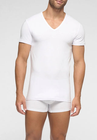 Maglietta Scollo a V in Cotone elasticizzato Match 2 paia - PEROFIL - Contex Biancheria