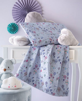 MONGOLFIERA LENZUOLA CULLA - BLUMARINE BABY - Contex Biancheria