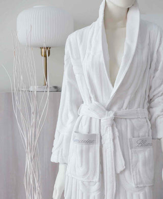 MONOGRAM ACCAPPATOIO L/XL - BLUMARINE HOME - Contex Biancheria