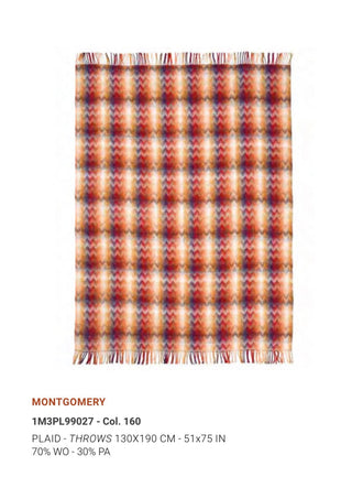 MONTGOMERY PLAID 130X190 - MISSONI HOME - Contex Biancheria