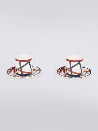 NASTRI SET 2 TAZZE CAFFE' - MISSONI - Contex Biancheria