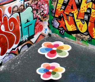 NUMBER FLOWER FLOWER POWER TAPPETO 105CM - php S.r.l - Contex Biancheria