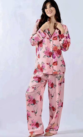 ORCHIDEA PIGIAMA LUNGO - FILO D'ANGELO - Contex Biancheria