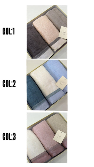 PEDRA SET ASCIUGAMANI 3+3 - PALOMBELLA - Contex Biancheria