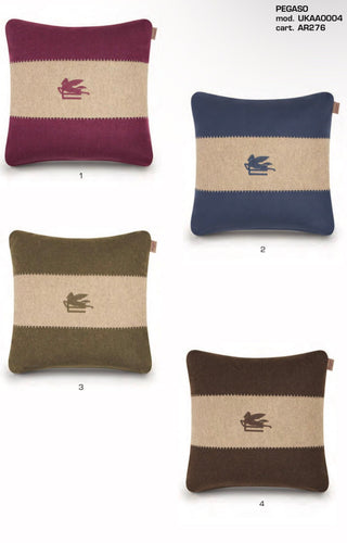 PEGASO CUSCINO RICAMATO - ETRO HOME - Contex Biancheria