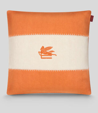 PEGASO LINEN CUSCINO RICAMATO 45x45 - ETRO HOME - Contex Biancheria