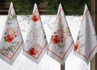 PEONIA CANOVACCI 4 PEZZI - BURGASSI HOME - Contex Biancheria