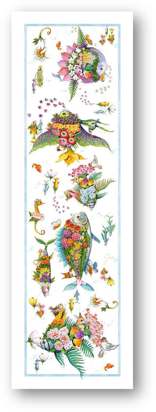 PESCIFLORA RUNNER - TESSITURA TOSCANA TELERIE - Contex Biancheria