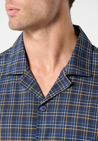 PIGIAMA APERTO CON COLLO CAMICERIA QUADRO - PEROFIL - Contex Biancheria