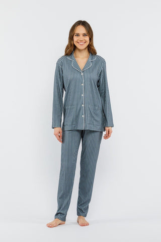 PIGIAMA DONNA APERTO M/L P/L - FIDA LINGERIE - Contex Biancheria