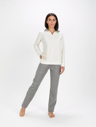 PIGIAMA DONNA CON COLLO - FIDA LINGERIE - Contex Biancheria