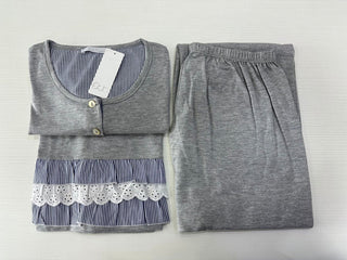 PIGIAMA DONNA LUNGO - FIDA LINGERIE - Contex Biancheria