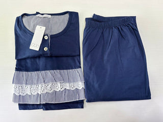 PIGIAMA DONNA LUNGO - FIDA LINGERIE - Contex Biancheria