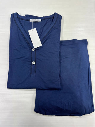 PIGIAMA DONNA SPALLA LARGA - FIDA LINGERIE - Contex Biancheria