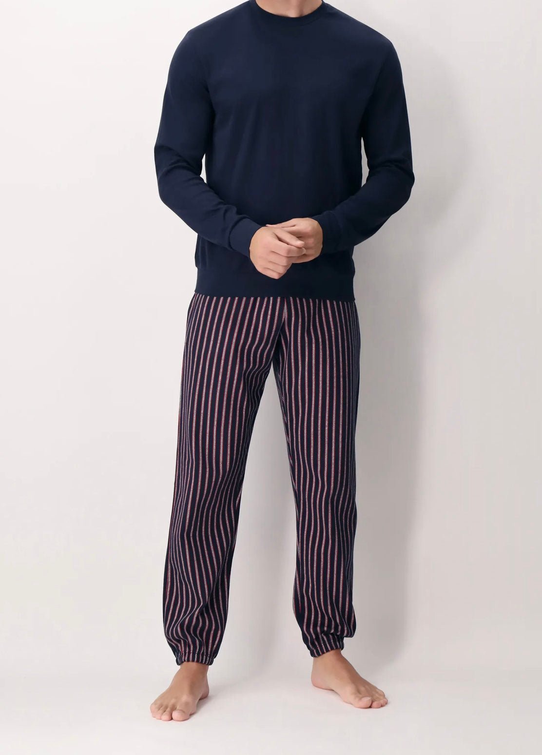 Pigiama Lungo Girocollo in Caldo PEROFIL – Contex Biancheria