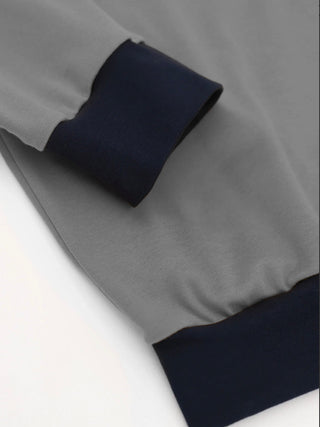 Pigiama Lungo Serafino con polsi in Caldo Cotone - PEROFIL - Contex Biancheria