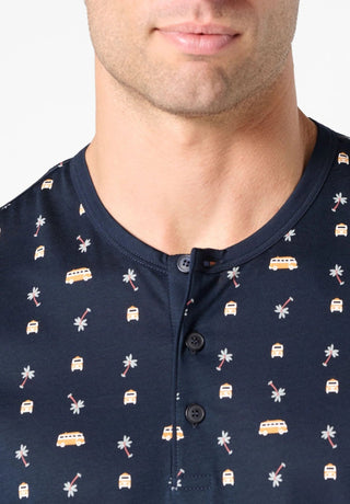 PIGIAMA SERAFINO CORTO STAMPATO - PEROFIL - Contex Biancheria