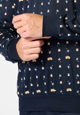 PIGIAMA SERAFINO LUNGO C/POLSI - PEROFIL - Contex Biancheria