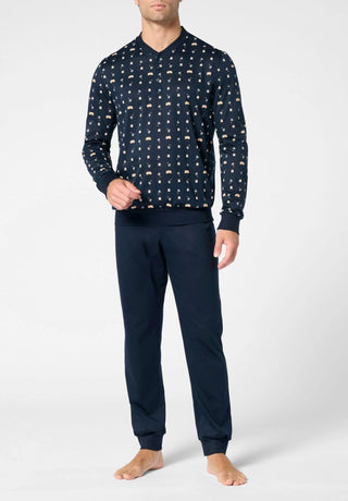 PIGIAMA SERAFINO LUNGO C/POLSI - PEROFIL - Contex Biancheria