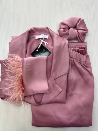 PLUME PIGIAMA LUNGO - FILO D'ANGELO - Contex Biancheria