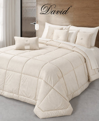 QUADRO TRAPUNTA MATRIMONIALE + 2 CUSCINI - DAVID HOME - Contex Biancheria