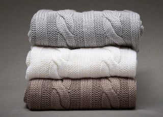 SABINE MAGLIA TRECCE PLAID - MASTRO RAPHAEL - Contex Biancheria