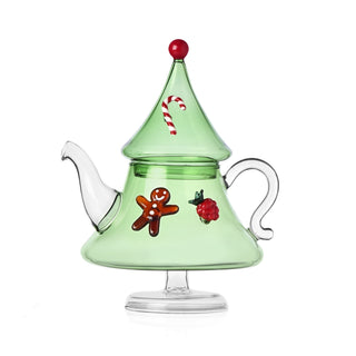 SCHIACCIANOCI TEAPOT CHRISTMAS TREE - ICHENDORF - Contex Biancheria