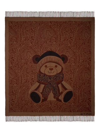 TEDDY FRINGED PLAID IN LANA - ETRO HOME - Contex Biancheria
