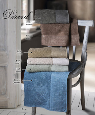 TESSA SET ASCIUGAMANI - DAVID HOME - Contex Biancheria