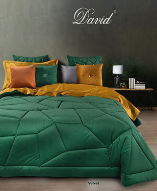VELVET TRAPUNTA MATRIMONIALE - DAVID HOME - Contex Biancheria