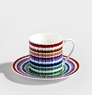 WAVES SET 2 TAZZE CAFFE' - MISSONI - Contex Biancheria