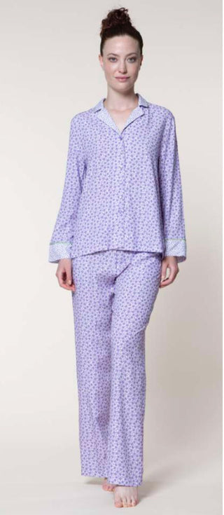 PURPLE LONG PAJAMAS - PEPITA